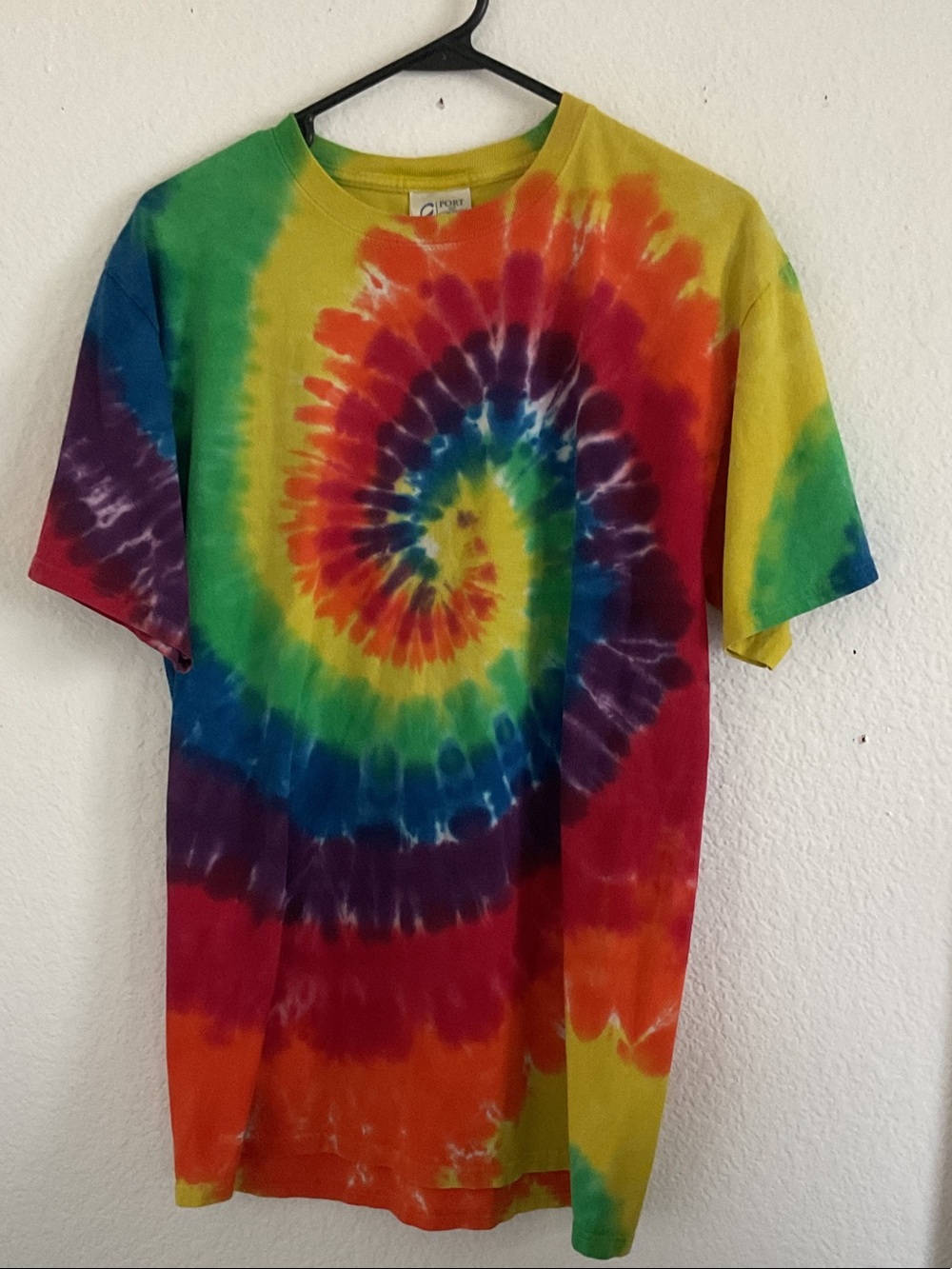 Tie-Dye Spiral Short Sleeve Tee - Multi